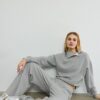 Soft Touch-byxor med insnitt