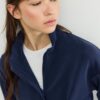 Soft Touch sweatshirt med dragkedja