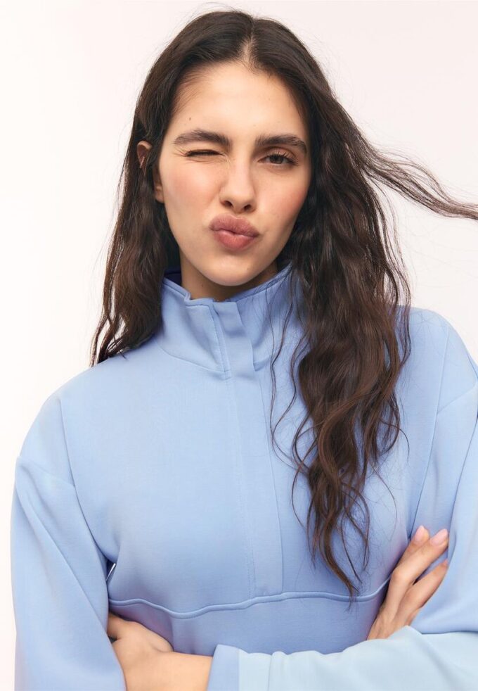Soft Touch sweatshirt med dragkedja Soft Touch sweatshirt med dragkedja