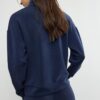 Soft Touch sweatshirt med dragkedja