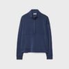 Soft Touch sweatshirt med dragkedja