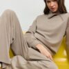 Soft Touch sweatshirt med dragkedja i sidan Soft Touch sweatshirt med dragkedja i sidan