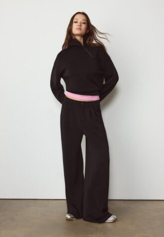Soft Touch sweatshirt med dragkedja i sidan Soft Touch sweatshirt med dragkedja i sidan