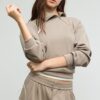 Soft Touch sweatshirt med dragkedja i sidan Soft Touch sweatshirt med dragkedja i sidan