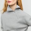 Soft Touch sweatshirt med dragkedja i sidan Soft Touch sweatshirt med dragkedja i sidan