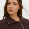 Soft Touch sweatshirt med dragkedja i sidan Soft Touch sweatshirt med dragkedja i sidan