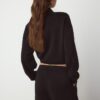 Soft Touch sweatshirt med dragkedja i sidan