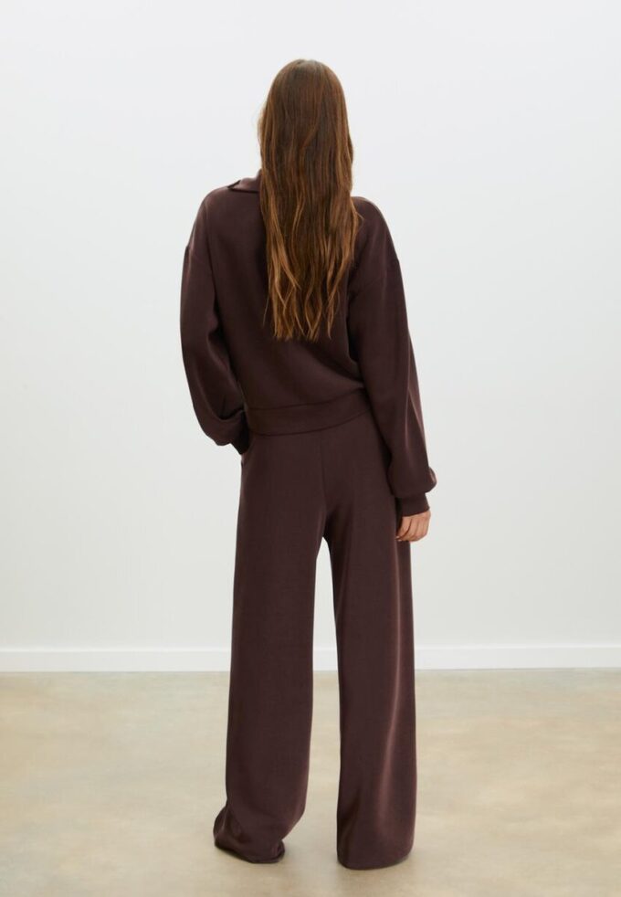 Soft Touch sweatshirt med dragkedja i sidan Soft Touch sweatshirt med dragkedja i sidan