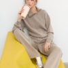 Soft Touch sweatshirt med dragkedja i sidan Soft Touch sweatshirt med dragkedja i sidan