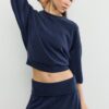 Soft Touch sweatshirt med fladdermusärmar Soft Touch sweatshirt med fladdermusärmar