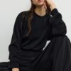 Soft Touch sweatshirt med fladdermusärmar Soft Touch sweatshirt med fladdermusärmar