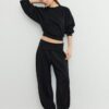 Soft Touch sweatshirt med fladdermusärmar Soft Touch sweatshirt med fladdermusärmar