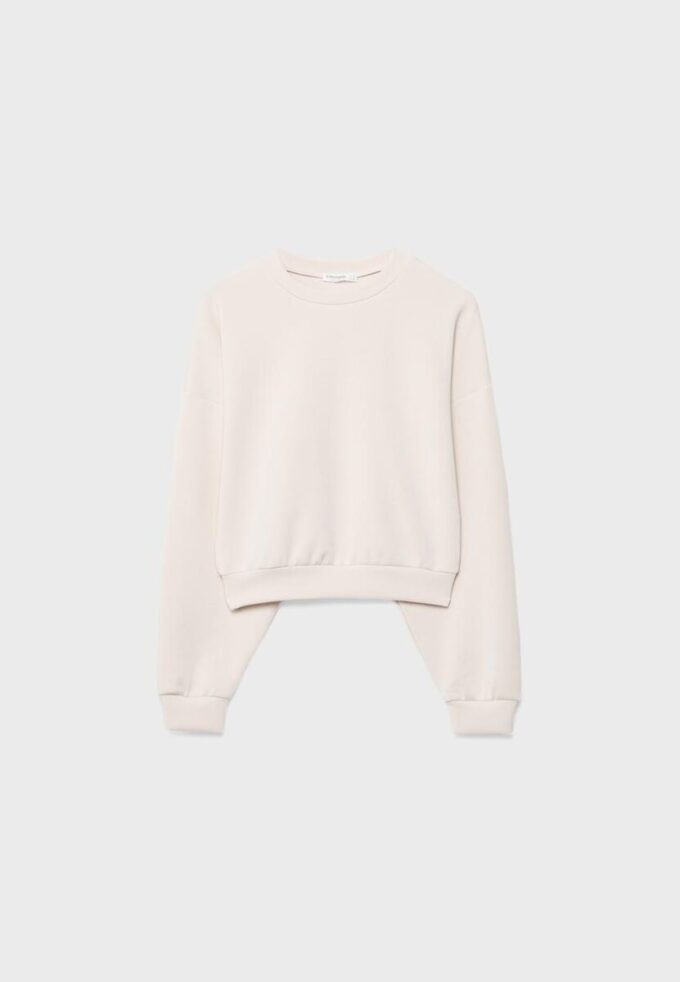 Soft Touch sweatshirt med fladdermusärmar Soft Touch sweatshirt med fladdermusärmar