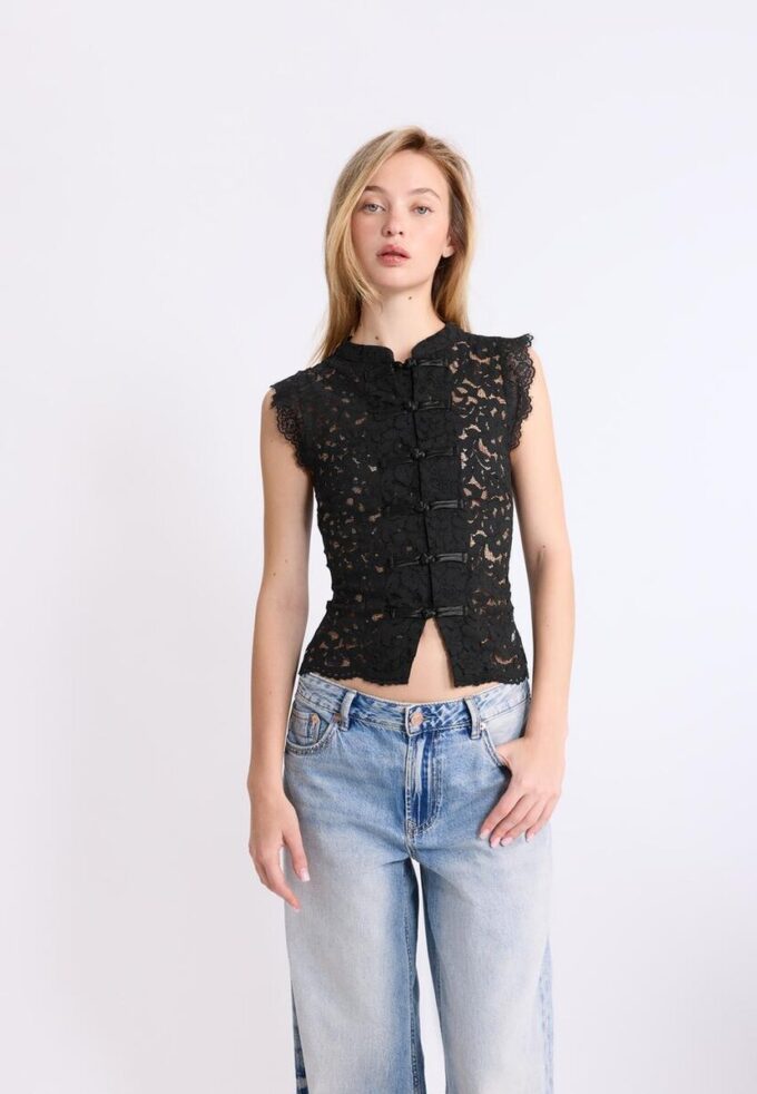 Spets-Qipao-Toppar Spets-Qipao-Toppar