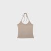 Stickad halterneck-toppar