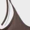 Stickad halterneck-toppar