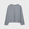 Stickat T-shirt med rund hals