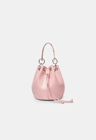 Styv bucketväska med öglor