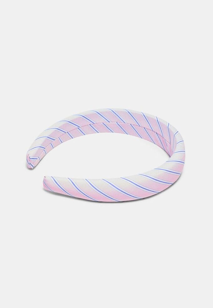 Styvt randigt hårband