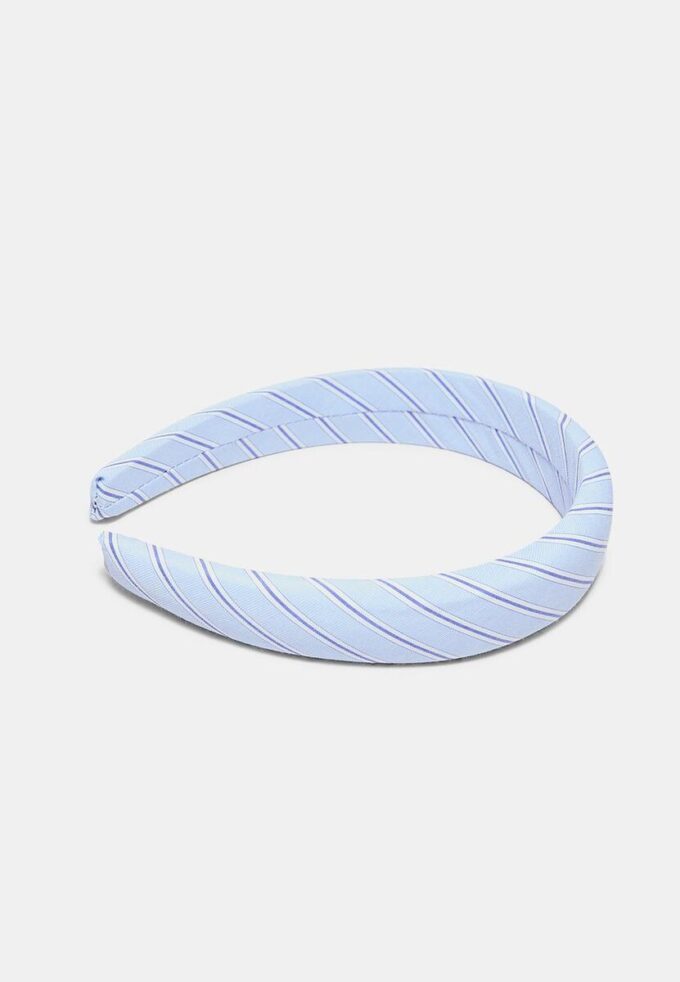Styvt randigt hårband