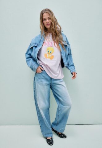 Sweety kortärmad T-shirt med rund hals