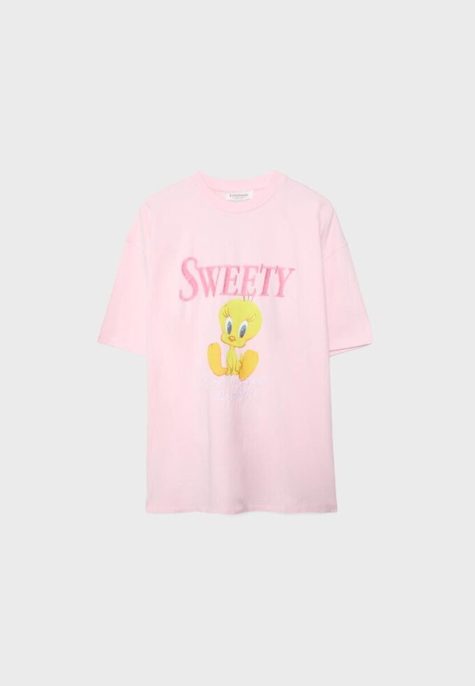 Sweety kortärmad T-shirt med rund hals