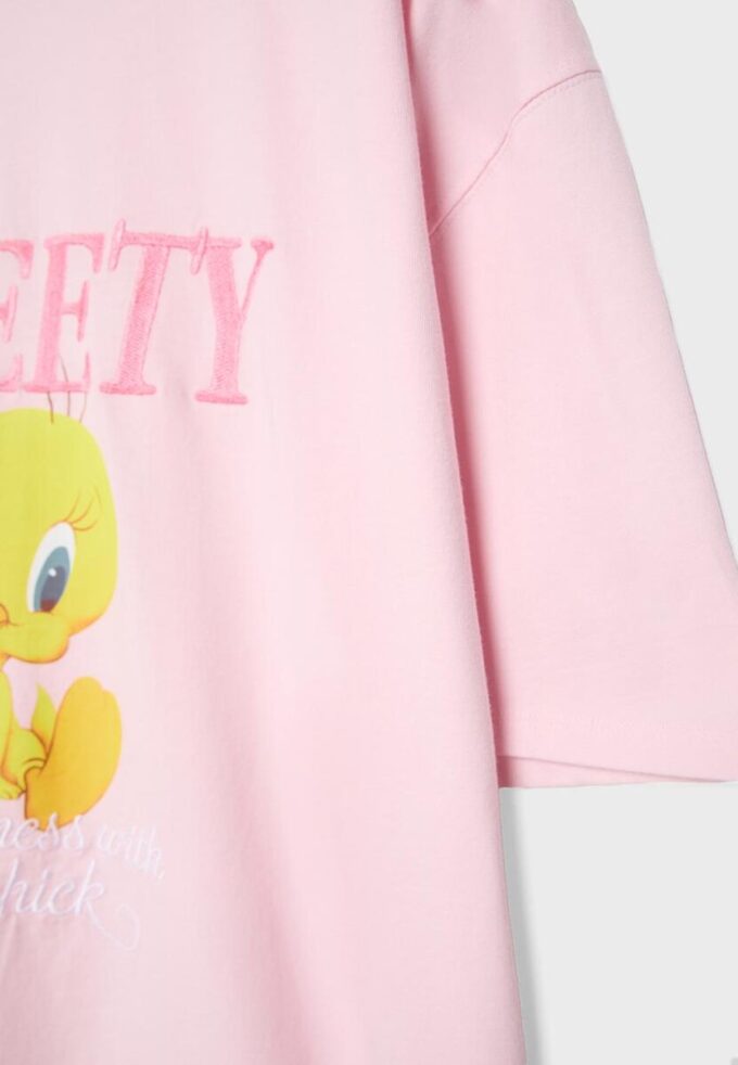 Sweety kortärmad T-shirt med rund hals