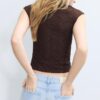 T-shirt i spets i Qipao-stil T-shirt i spets i Qipao-stil