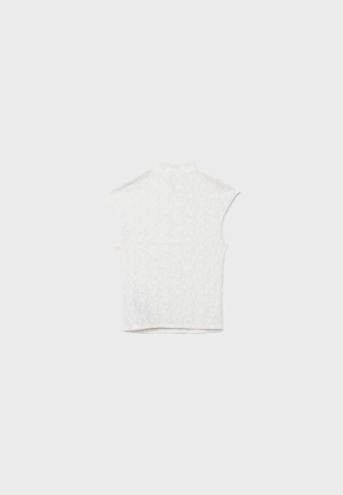 T-shirt i spets i Qipao-stil T-shirt i spets i Qipao-stil