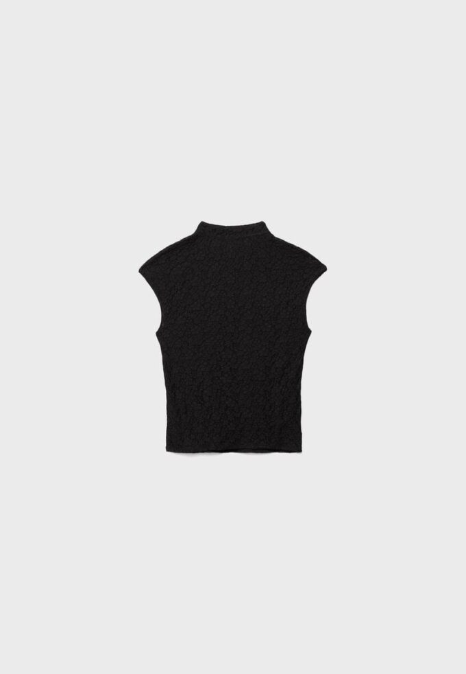 T-shirt i spets i Qipao-stil T-shirt i spets i Qipao-stil