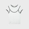 T-shirt med dubbla kontraster