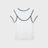 T-shirt med dubbla kontraster