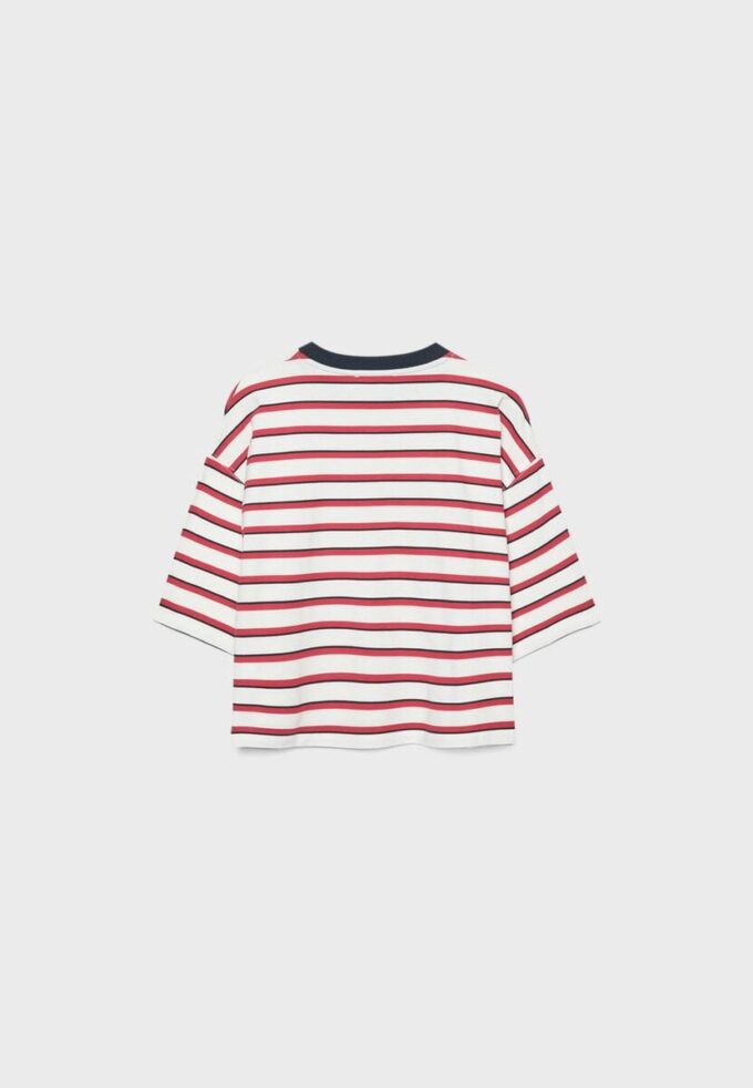 T-shirt med kort ärm och mönstrat tryck