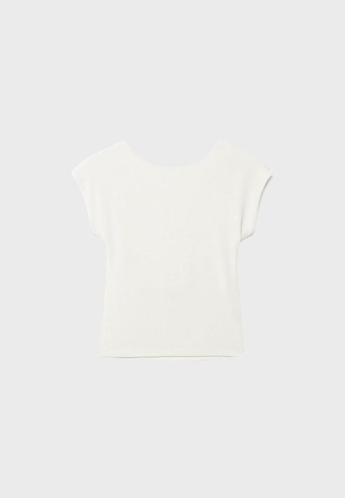 T-shirt med öppen rygg