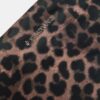 Toalettväska med leopardmönster och dragkedja