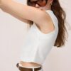 Toppar med linneeffekt och racerback Toppar med linneeffekt och racerback