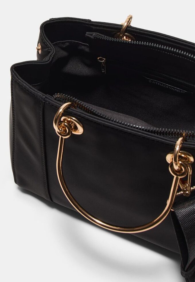 Tote-väska med metallhandtag