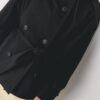 Trenchcoat med hög hals