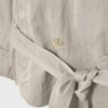 Trenchcoat med hög hals