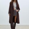 Trenchcoat med Soft Touch-yta Trenchcoat med Soft Touch-yta