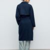Trenchcoat med Soft Touch-yta