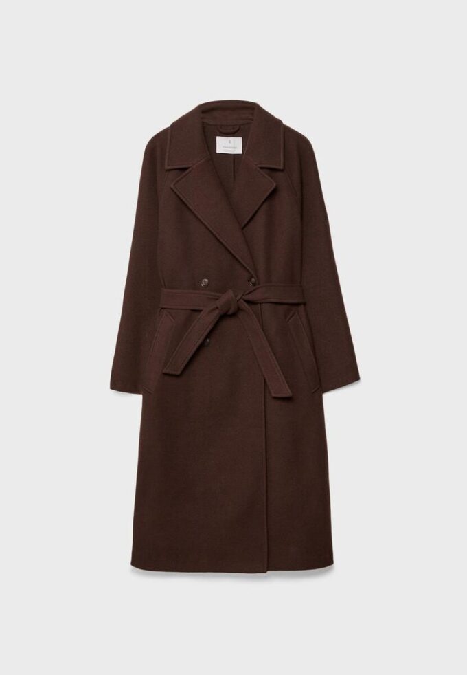 Trenchcoat med Soft Touch-yta Trenchcoat med Soft Touch-yta