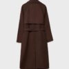 Trenchcoat med Soft Touch-yta Trenchcoat med Soft Touch-yta