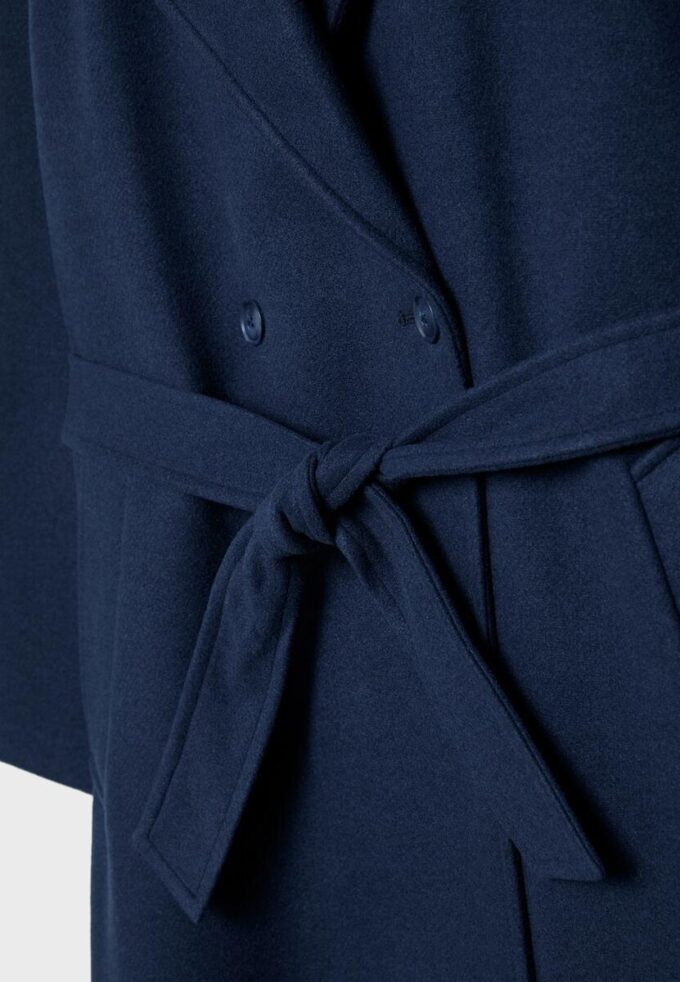 Trenchcoat med Soft Touch-yta