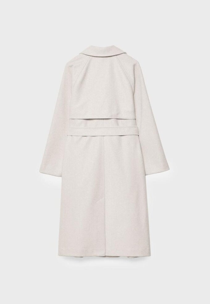Trenchcoat med Soft Touch-yta Trenchcoat med Soft Touch-yta