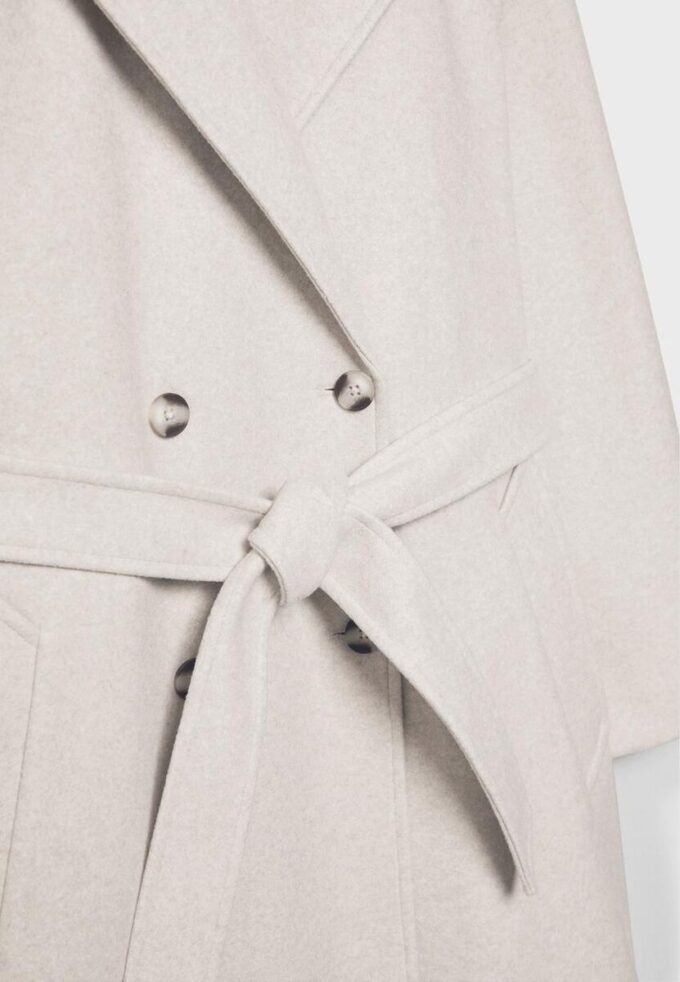 Trenchcoat med Soft Touch-yta Trenchcoat med Soft Touch-yta