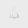 Triangel-bikinitopp i satin