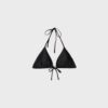 Triangel-bikinitopp i satin
