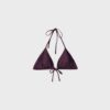 Triangel-bikinitopp i satin Triangel-bikinitopp i satin