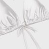 Triangel-bikinitopp i satin